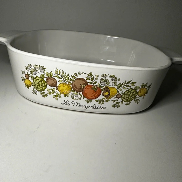 Vintage Corning Ware Spice Of Life La Marjolaine A-2-B Dish 2 Quart Baking Dish - Picture 3 of 16